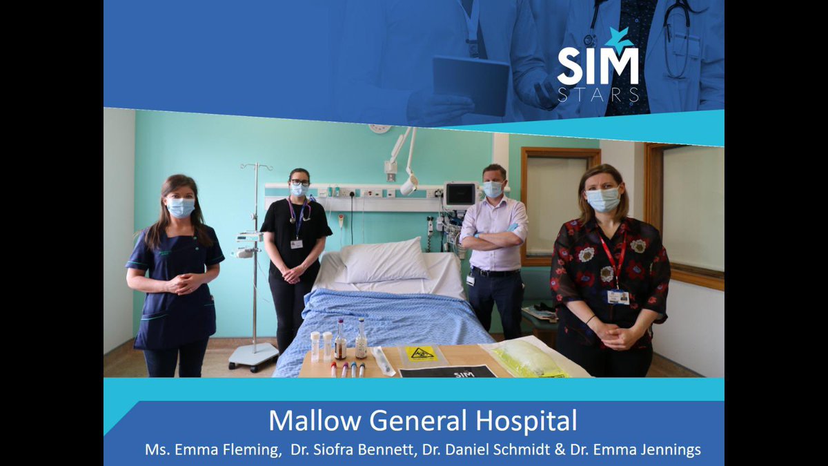 elmjennings's tweet photo. Absolutely delighted to be part of a great team as we represented @HospitalMallow at today’s #simstars simulation competition  @danscma @BennettSiofra @emsyflem chuffed that we came away with second place🥈🏆 the breath, scope and creativity of all the scenarios was inspiring! https://t.co/UoiFOqOAw6