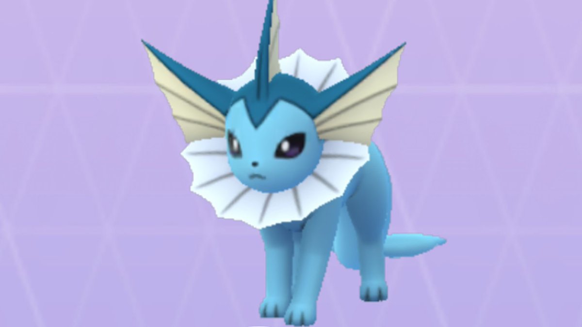 OTDPokemon's tweet photo. Today’s daily pokemon is Vaporeon, the Bubble Jet Pokemon! This pokemon lives close to water. When the fins on this pokemon begin to vibrate, it’s a sign that it will rain within a few hours! a majestic pokemon, the tail on Vaporeon is often mistaken for a mermaid’s! (No. 134) https://t.co/ndAMNvhoU4