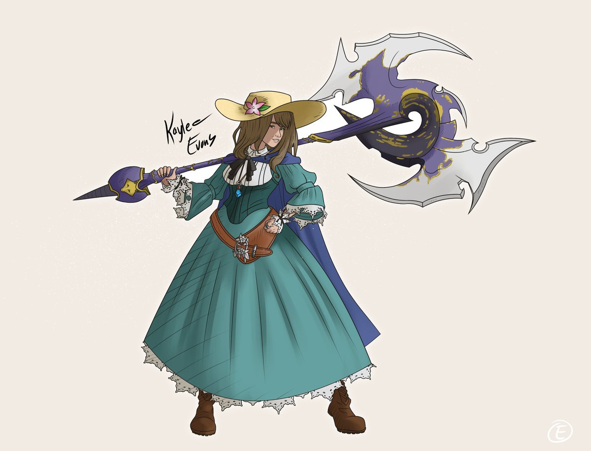 thejimkid's tweet photo. Kaylee's got a question for ya. #FFXIV #artcommissions https://t.co/pI1T7ueEz1