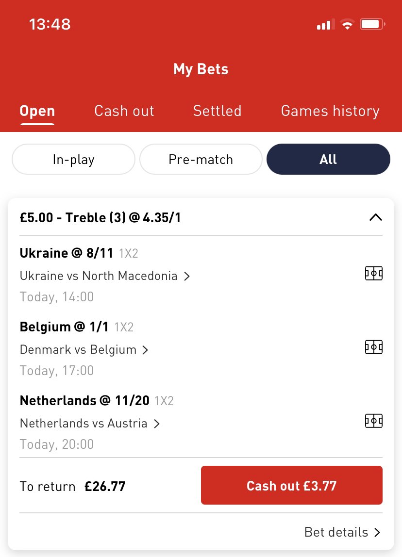 TipsCtb's tweet image. The treble is a winner                                      Follow me for more free betting tips I’m now £90 up since the start of the euros