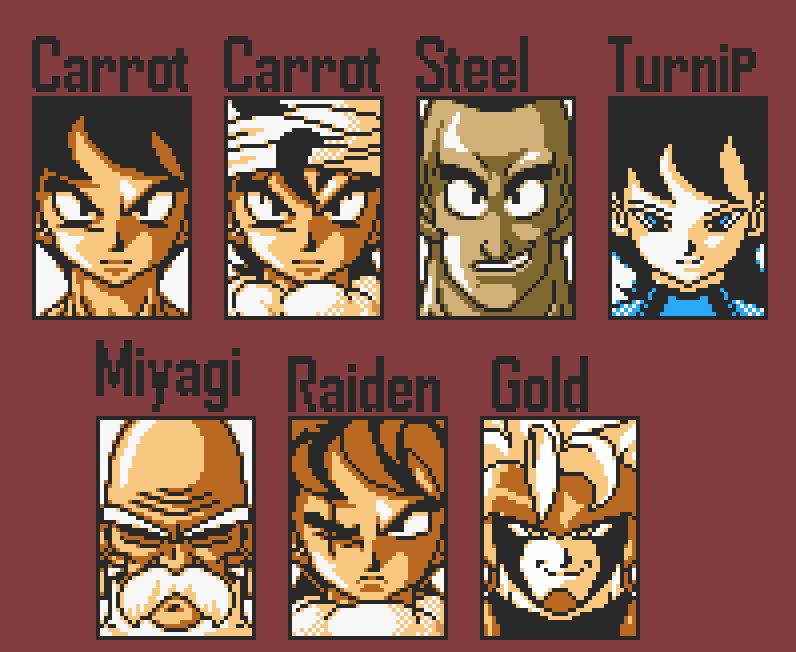 Pedroxturbo Comms Open On Twitter The Dragon Ball Made A Sprite Sheet Of A Dragon Ball Oc In The Style Of Legenday Super Warriors For The Gbc Also Some Portraits In