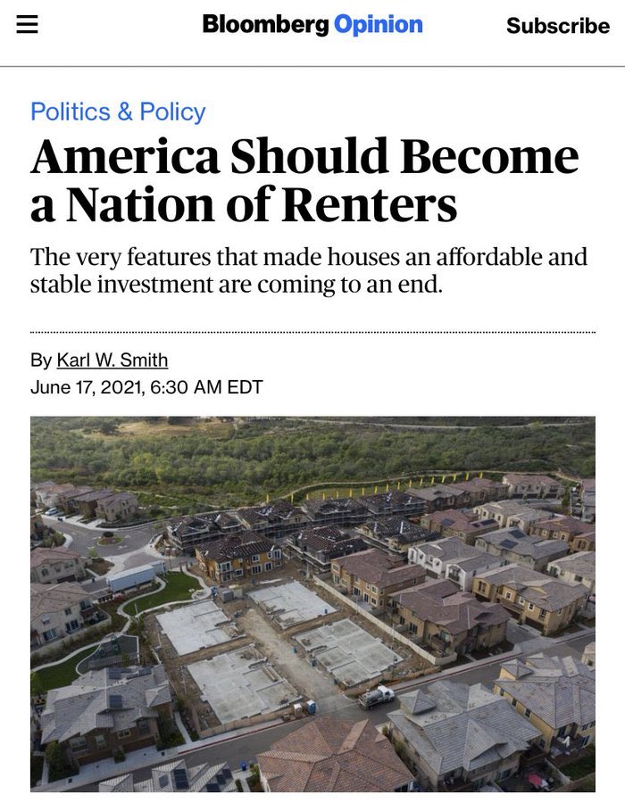 Corporate journalists: banks and investment firms aren't buying up homes and betting on turning us into a nation of renters but also they are and that is a good thing because the real villains are you and your neighbors who are probably racist anyway and need to be managed