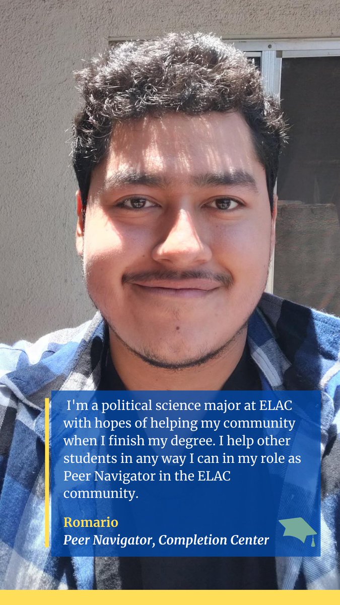 Elaccompletion's tweet photo. Meet Romario, our Peer Navigator at the Completion Center! https://t.co/VqI25Fvrrn
