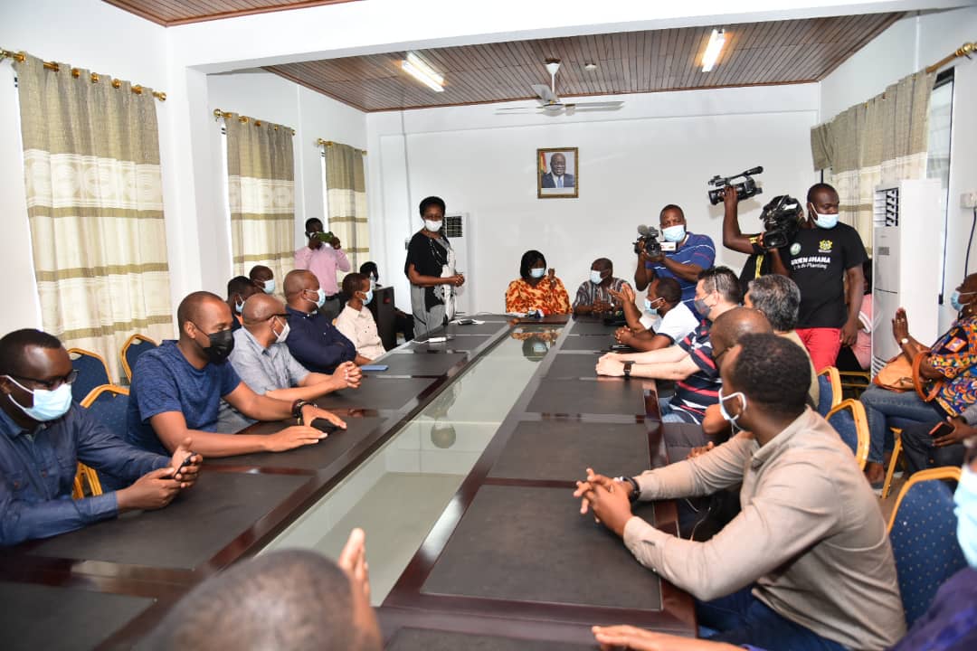 Day 5: The #RwandainGhana team today visited the Central region of the country and met with the Central Regional Minister,  <a href="/assan_justina/">Justina Marigold Assan</a> to discuss the region’s tourism offerings and collaborations between #Rwanda and #Ghana.