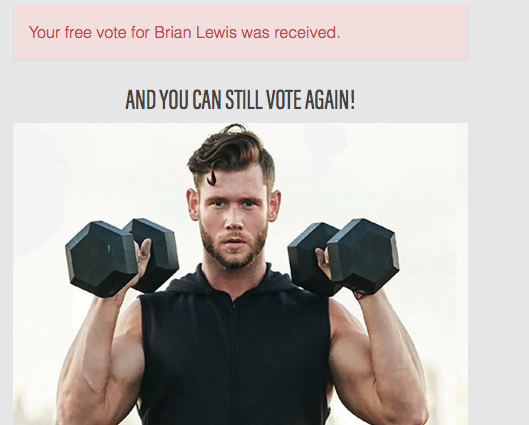 fashionablymag's tweet photo. Guys! Do you a minute? Let's #VOTE for @BrianLewis757 to be featured on #mrhealthandfitness2021 https://t.co/zwyHwFQECw