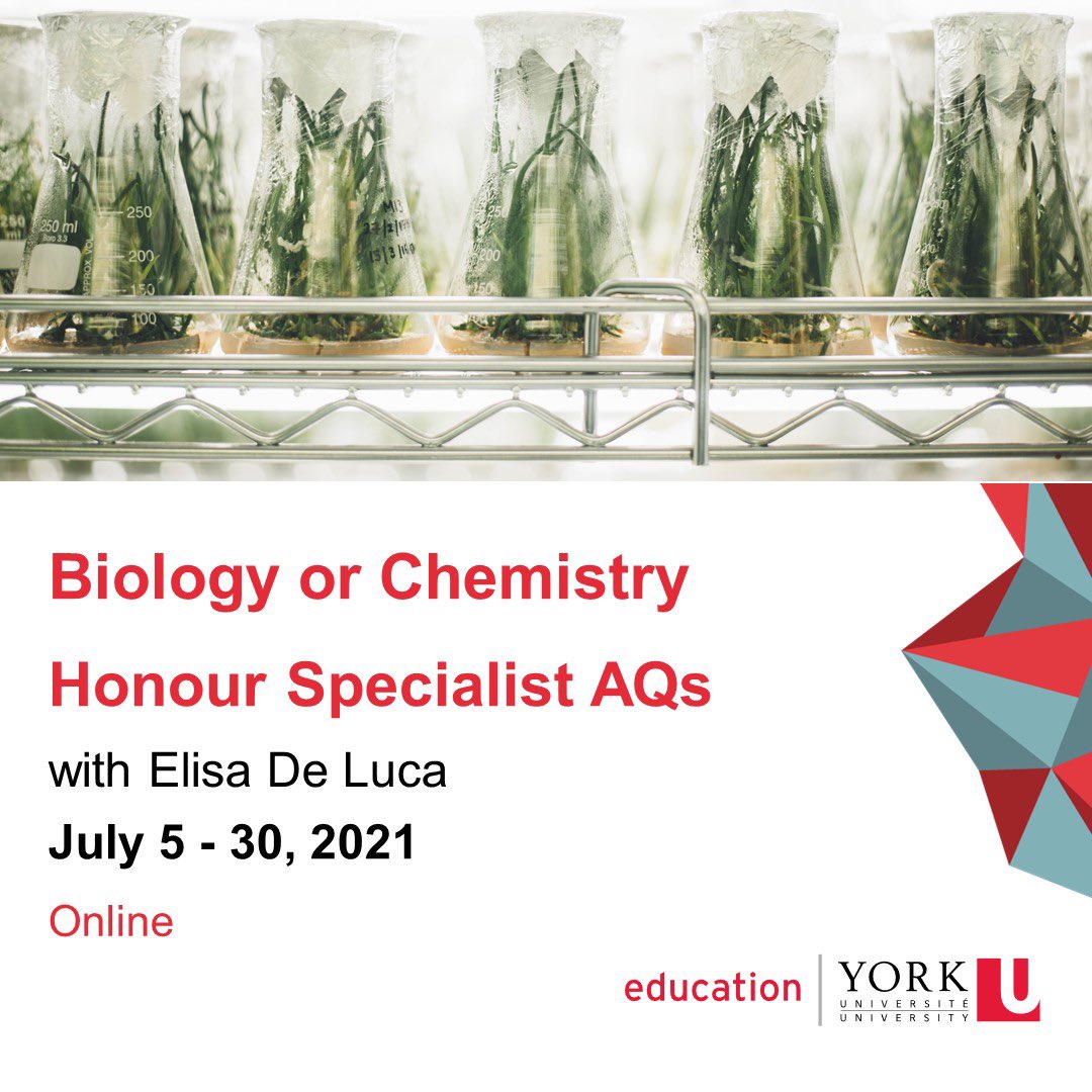 I’m proud to have developed these two exciting courses, running this summer! If you’re looking to improve your science pedagogy- consider registering with ME! 🔬🧪🙋🏼‍♀️ @YorkUedPL #RaiseYourAQ