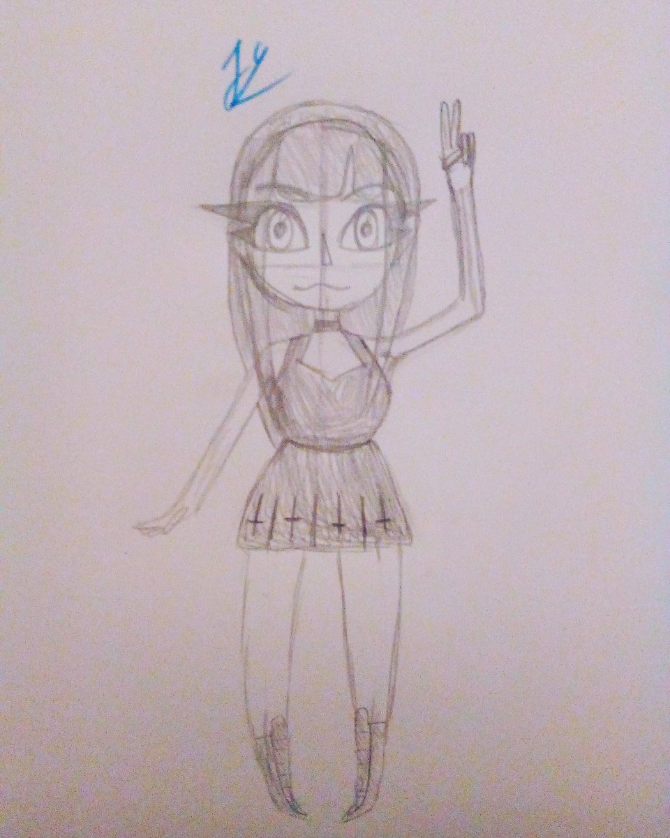 PrincessMalkav1's tweet photo. I wish I had a scanner xD so the quality of the pictures wouldnt look so bad xD
#drawing #zeichnung #geek #nerd #otaku #oc #owncharacter #pencildrawing #bleistiftzeichnung #cartoondrawing #cartoon #gothdrawing #ocdrawing https://t.co/UUBR1xHYFg