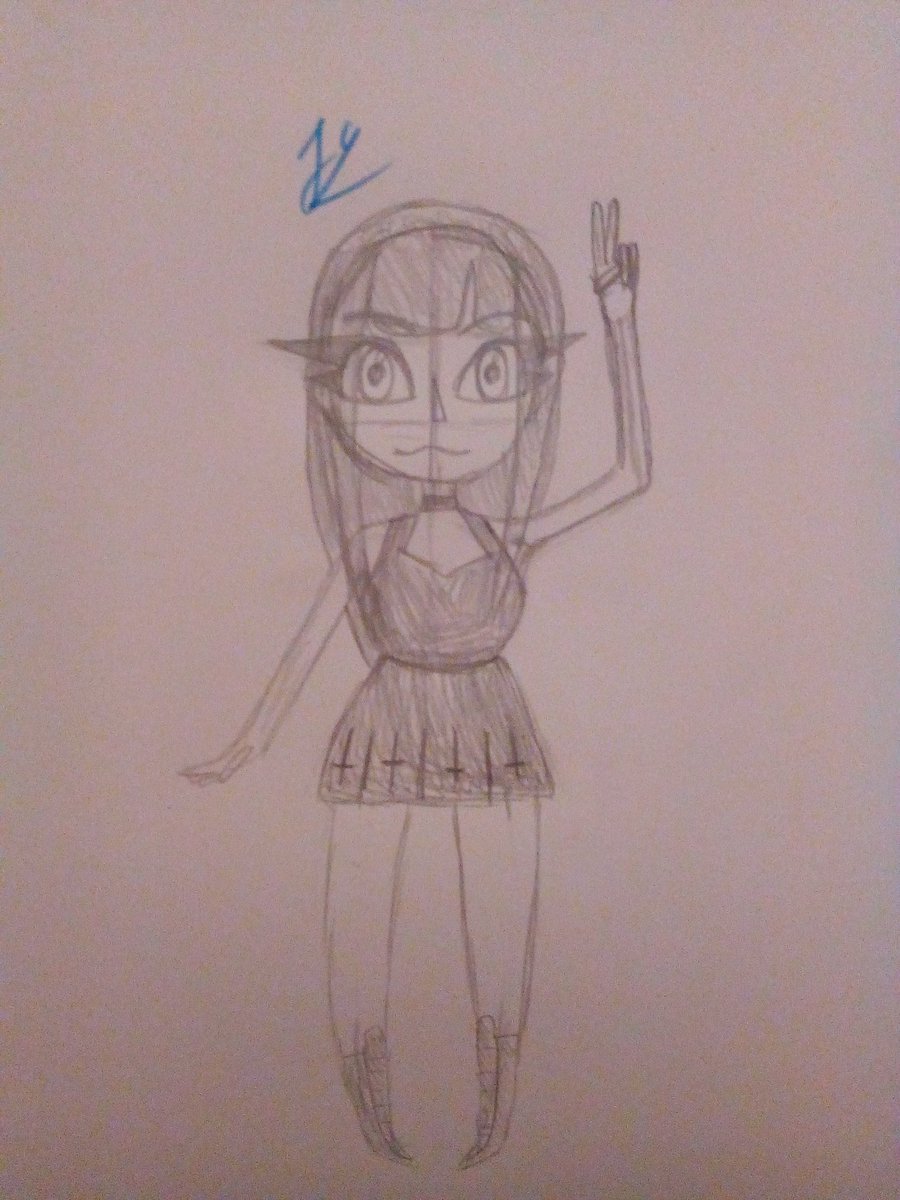 PrincessMalkav1's tweet photo. I wish I had a scanner xD so the quality of the pictures wouldnt look so bad xD
#drawing #zeichnung #geek #nerd #otaku #oc #owncharacter #pencildrawing #bleistiftzeichnung #cartoondrawing #cartoon #gothdrawing #ocdrawing https://t.co/UUBR1xHYFg