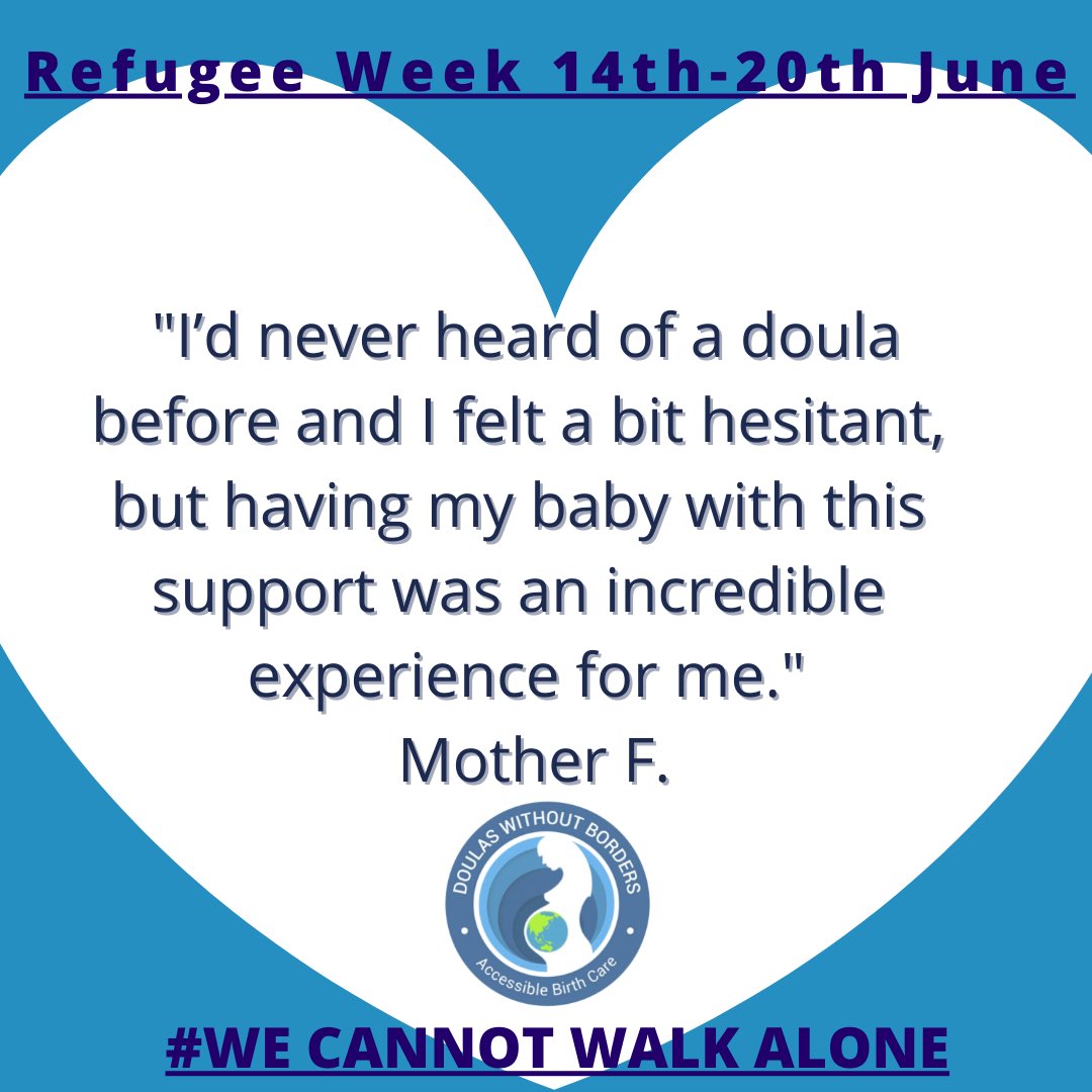 doulasWOborders's tweet photo. Testimony Thursday for #RefugeeWeek #RefugeeWeek2021
#wecannotwalkalone #refugee #refugees #refugeechildren #refugeemothers #refugefamily #regugeefamilies #refugeecrisis #refugeesupport #refugeerights #refugeehelp #volunteer #help #support #doula #doulauk #birthworker https://t.co/4teoOh24Pa
