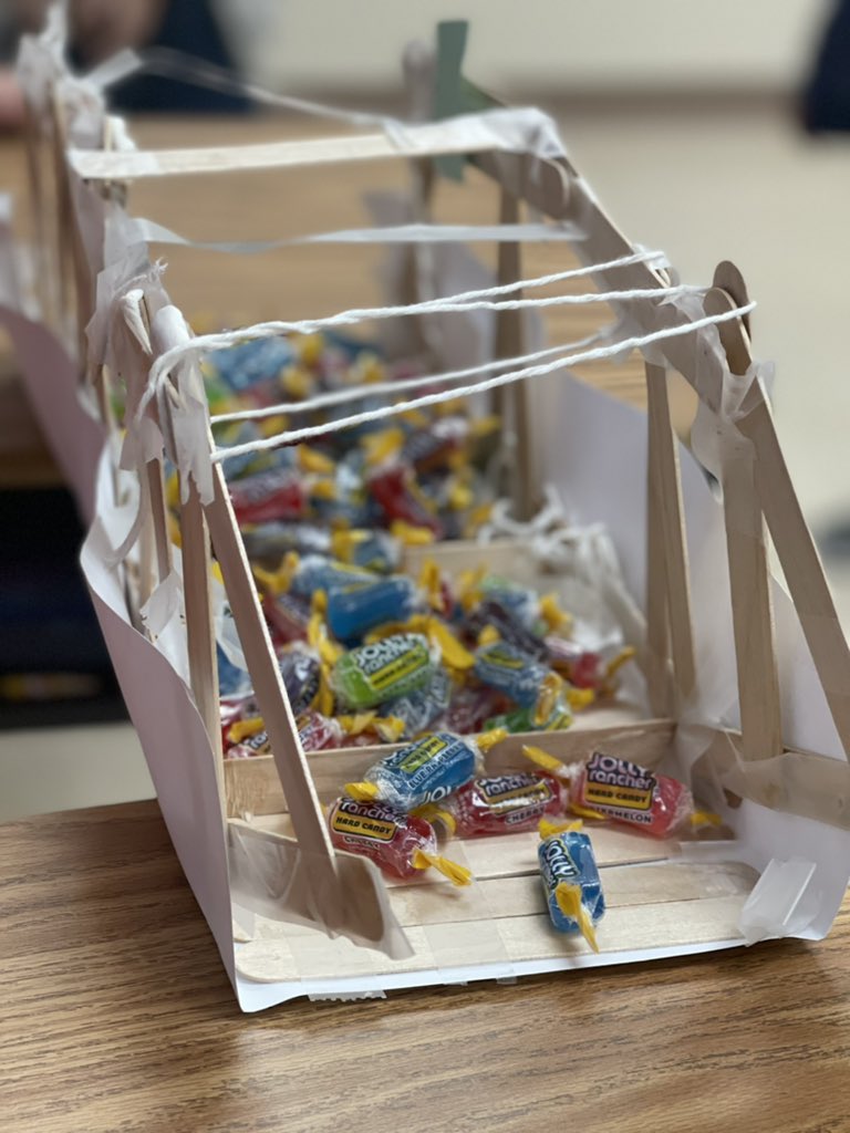 Week 2: Our Civil Engineers researched, sketched, built, and tested out their bridges this week. #goingforthegold #vamosporeloro #marcellagold @GFTG2021_AISD @GreenspointAISD <a href="/AldineISD/">Aldine ISD</a> @JonesSdjones02 <a href="/JanethLovsBooks/">J Cornejo</a>