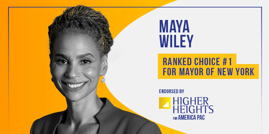 HigherHeightPAC's tweet photo. .@mayawiley is a fighter, a trailblazer, and the bold leader NYC needs to reimagine a new future for our city. GOTV for Maya Wiley TODAY! #Mayamentum #ShesGotNext

Find your poll site here: https://t.co/JuKkYHhQ7a https://t.co/JMGom8td7k