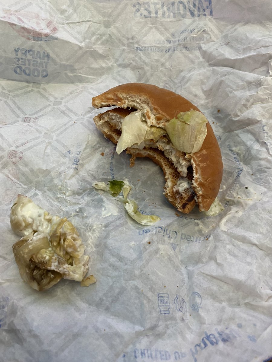 BuggGeneva's tweet photo. Check your food if you order from @DairyQueen on Panola road. They are putting rotten lettuce on the food. YUCK! I will NOT be visiting that location again. https://t.co/aOvgn8LoP5