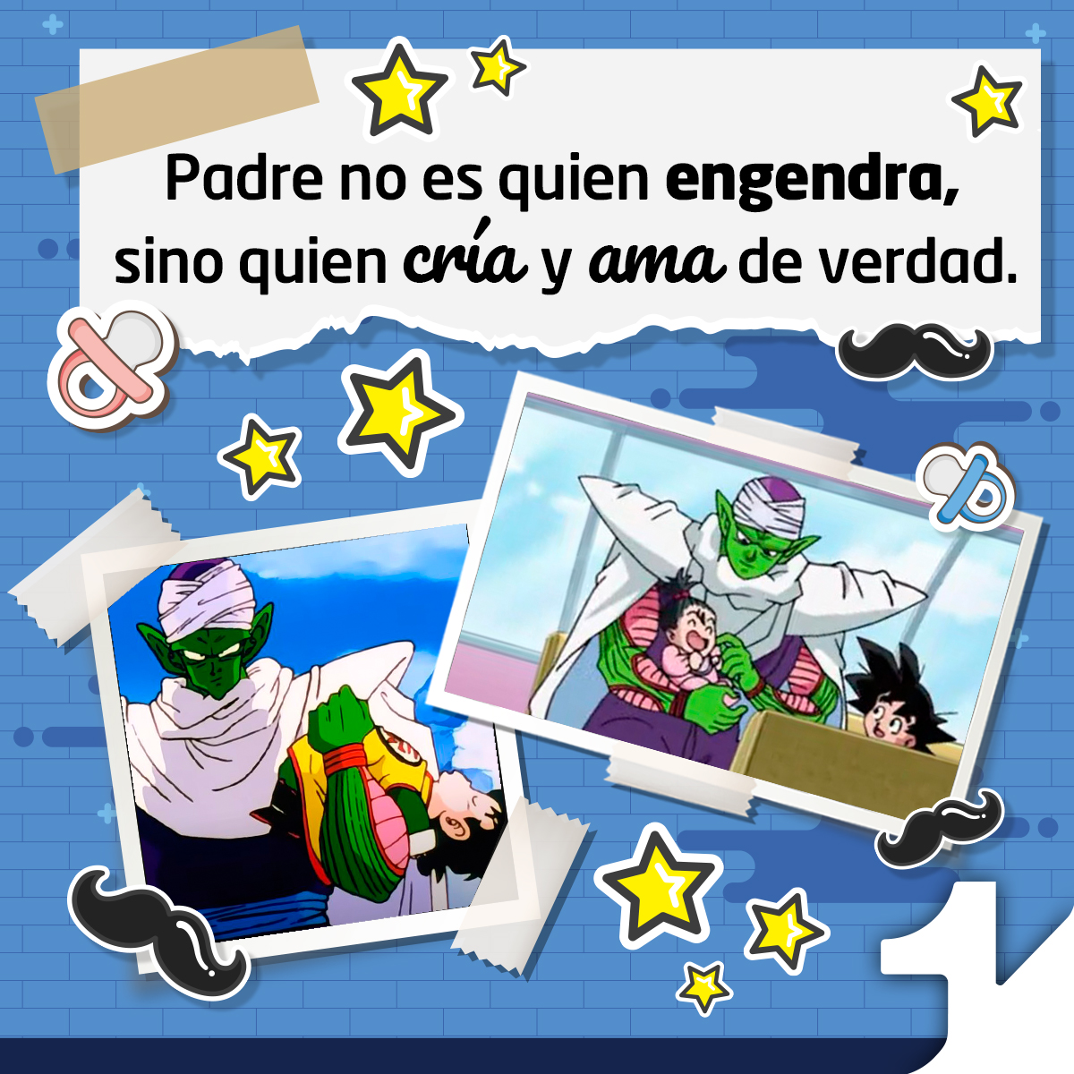 En el #DíadelPadre queremos agradecer a todos los hombres que crían y aman de verdad.

Gracias por tanto #AnimesDel1