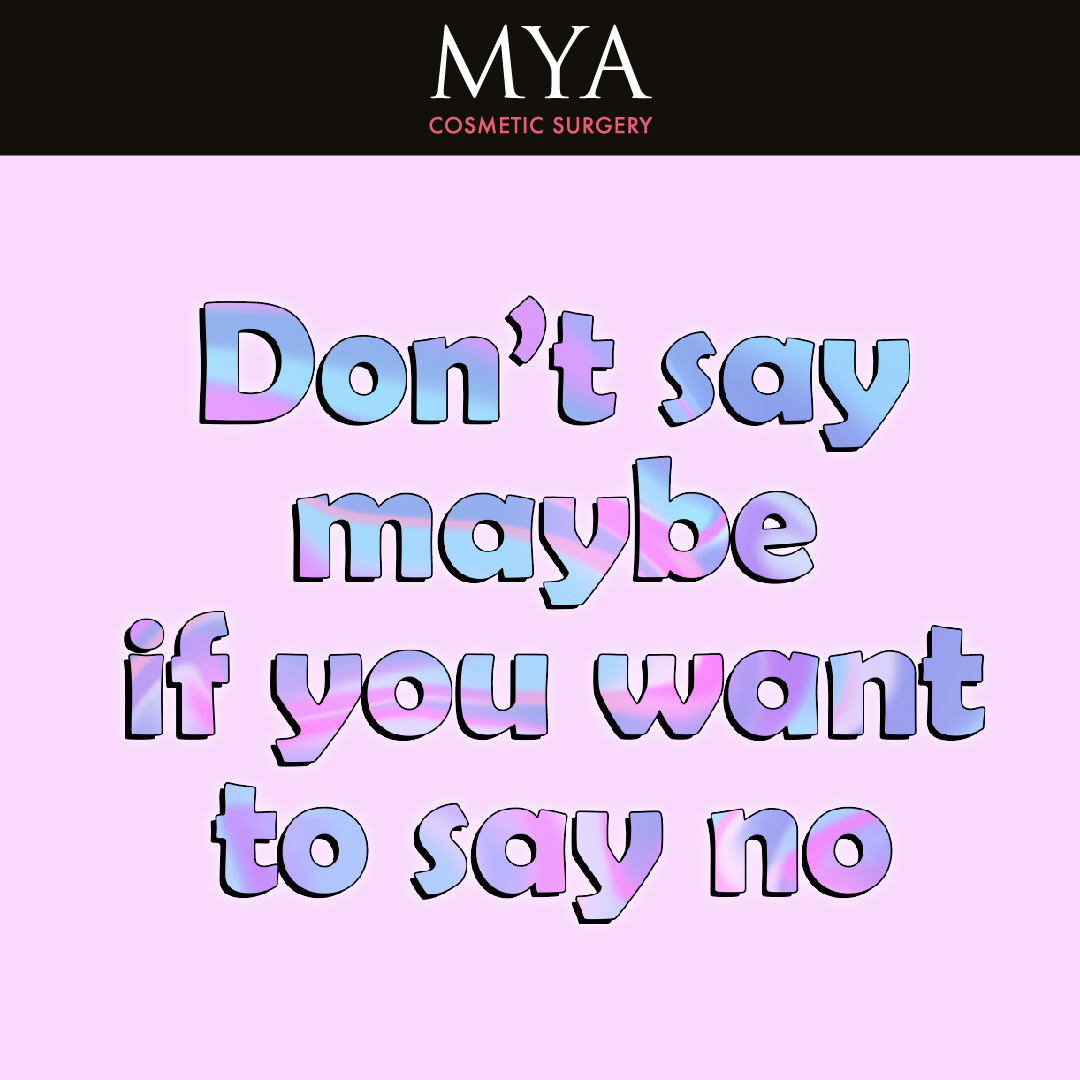 Just remember you have every right to say no to plans, events or get togethers. Your friends will understand so be confident to say no rather than maybe! 💖💬