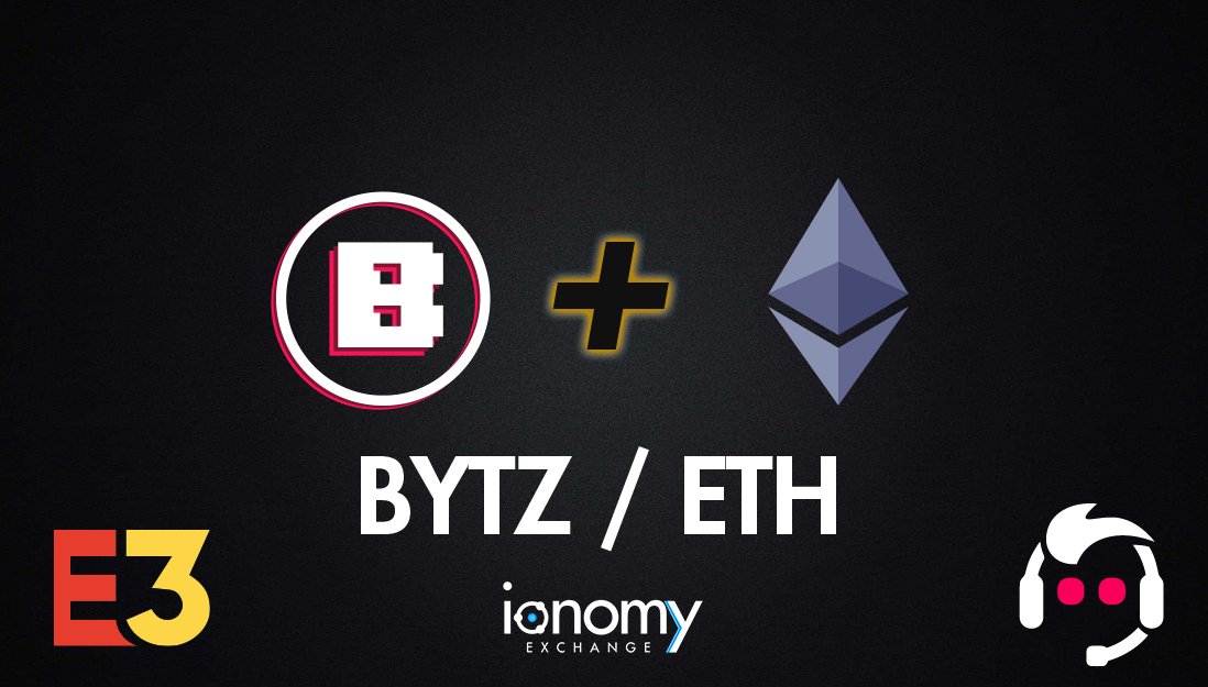 Congrats <a href="/bytzcurrency/">BYTZ</a> on your partner launch <a href="/bingedotcom/">binge</a> at #e32021 

$BYTZ available at ionomy.com global #cryptocurrency #exchange

Low fees, deep liquidity, trusted since 2016

$BTC #Bitcoin  $ETH $BUSD #E3 #gaming #streaming #ionomy