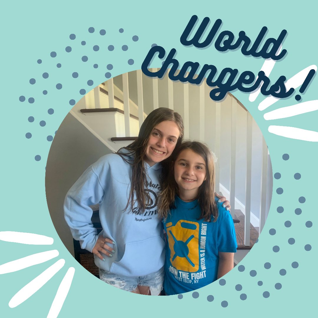 WIThirstProject's tweet photo. WE’VE GOT WORLD CHANGERS OVER HERE!! Sabrina’s 8 year old sister, Bella, has already begun supporting our mission in OQUENOCK ELEMENTARY SCHOOL!! So excited to see this next generation CRUSH THE WATER CRISIS!!! #WIHSProud https://t.co/SQZimTaMah