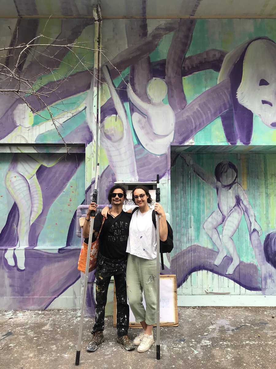 Regeneration #pigneto #roma  primo  muro finito, avanti con il secondo