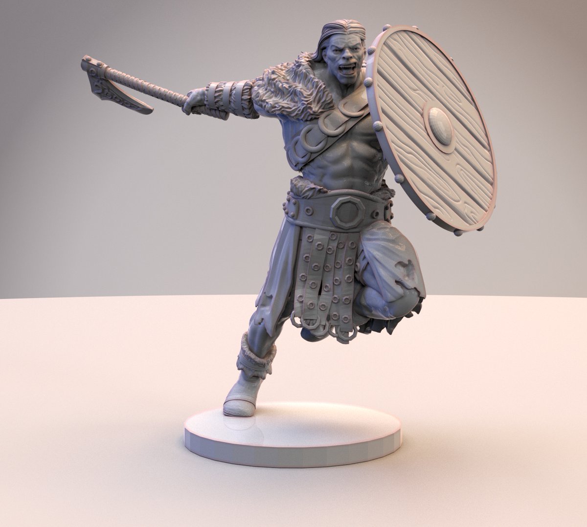 AtelieDk's tweet photo. Barbarian Miniature https://t.co/wNAgH319Lz