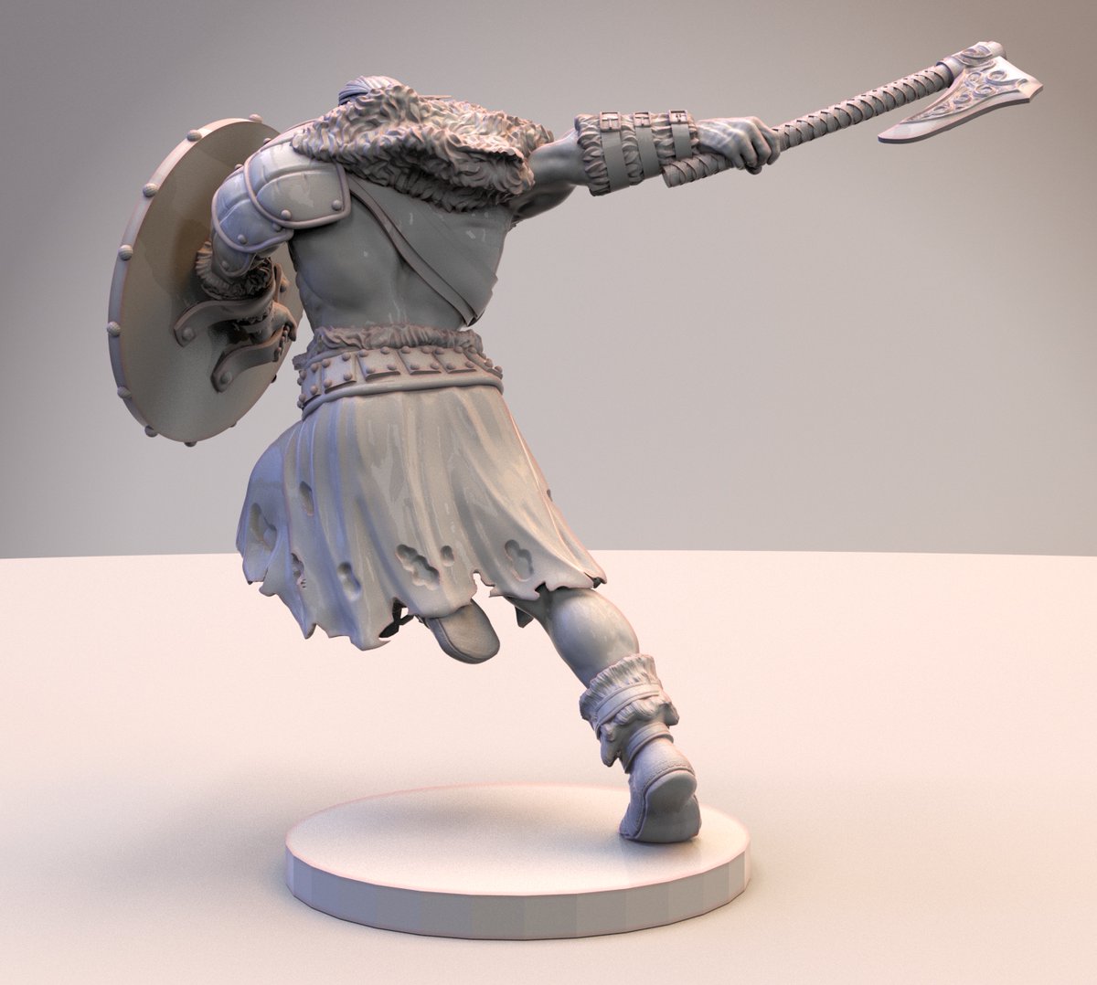 AtelieDk's tweet photo. Barbarian Miniature https://t.co/wNAgH319Lz