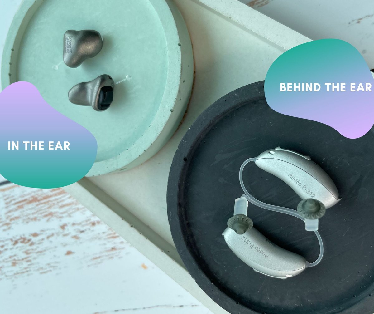 ChoiceAudiology's tweet photo. Behind-The-Ear (BTE) or In-The-Ear (ITE)? Which one would you choose?!

#OneIsBetterThanNone #hearingaids #cosmetics
#yourhearingyourchoice #smalltownaudiologist https://t.co/g0sWS3SzQG