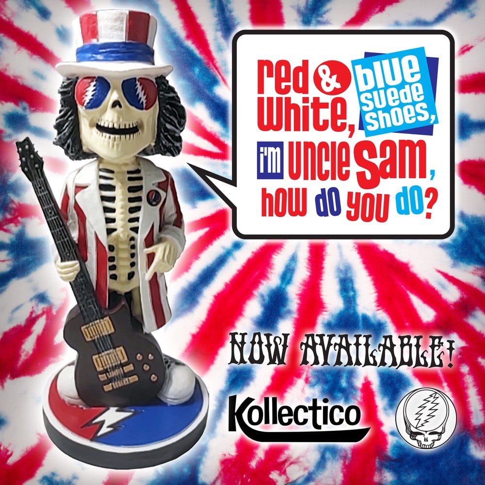 kollectico's tweet photo. Celebrate our Independence with Officially Licensed @GratefulDead Uncle Sam Bobbleheads🇺🇸 https://t.co/nTsjDof1EC