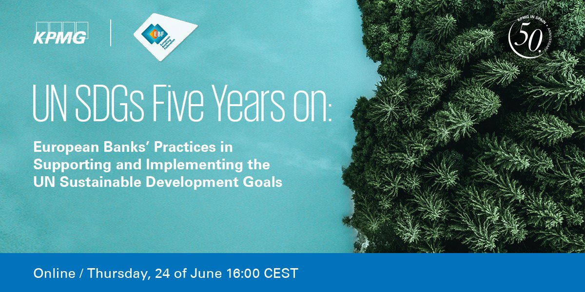 EBFeu's tweet photo. 🚩 What are the opportunities &amp; challenges faced by the European banking sector when implementing the UN #SDGs? 

🗣️Join us on 24 June for the launch of the “European banks' practices in supporting and implementing the UN SDGs” Report.

👇Register here https://t.co/cxiILqLdf3 https://t.co/gVDFxnDvxq