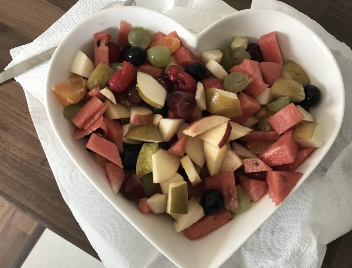 CN1Technology's tweet photo. Food demonstration success… Students recreating the fruit salads at home! #proudteacher #foodandnutrition #foodlessons #foodeducation https://t.co/Ppxmdbdl4T