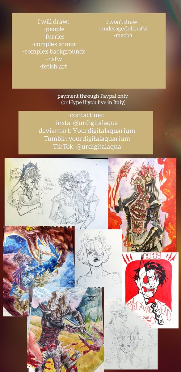 Yourdigitalaqu1's tweet photo. yooo my commissions are open 

#myart #myartwork #commissions #CommissionSheet #commissionart #commissionopen #fantasy #genshinimpact #leagueoflegends #bojackhorseman #skyrim #oc #originalcharacter #furry #furries https://t.co/VeT55Z0lAA