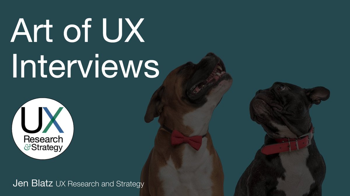 ux_and's tweet photo. Did you miss our nearly 2 hour webinar on “The Art of User Interviews”? Well you are in luck! The webinar is now available on-demand. Woot!
Buy the video and have life-time access to the recording.
The Art of User UX Interviews 
https://t.co/3kV8aagdrh
#ux #uxr #uxinterviews https://t.co/hhFzsaxasT