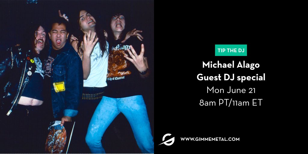 THIS MONDAY JUNE 21 2021 I am hosting Gimme Metal - The Official Group I recently taped the show but the chat room is LIVE. It’s heavy!! 8am PST and 11am EST. Be there! Classic 80’s photo. #kreator #gimmemetal #gimmeradio #lamour