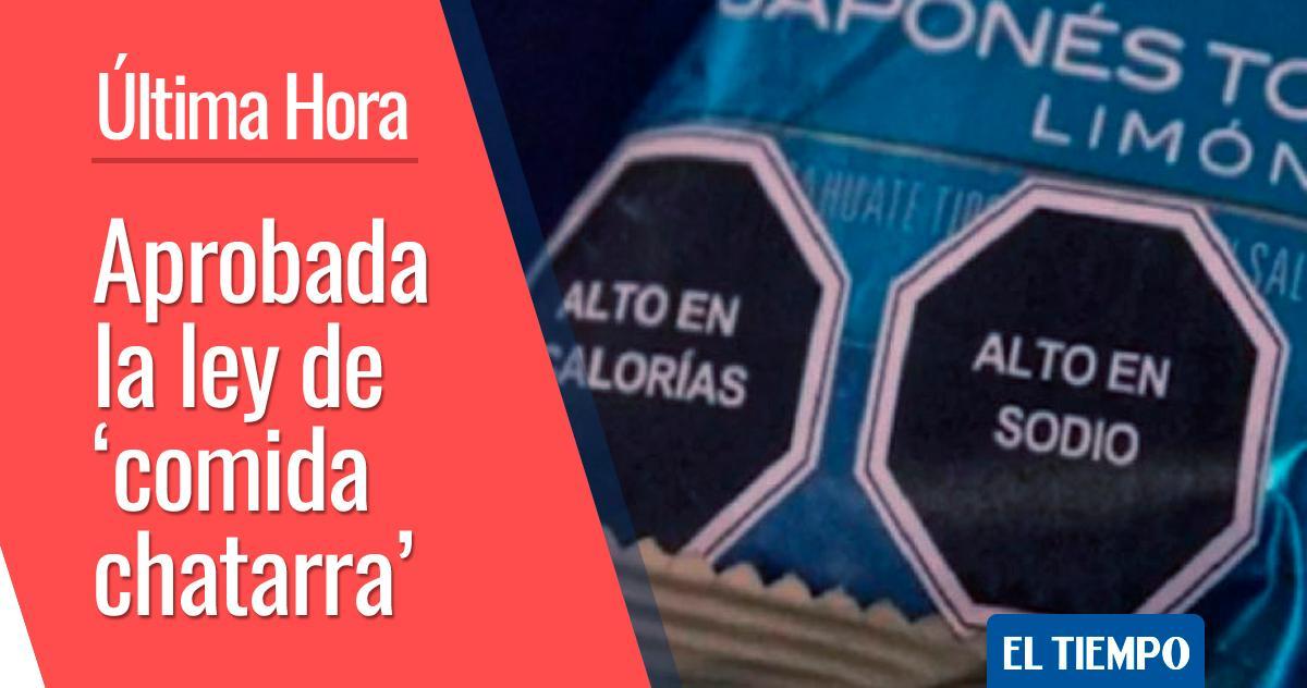 ELTIEMPO's tweet image. #AtenciónComunidadET 🚨 | El Congreso aprobó el proyecto de ley sobre 'comida chatarra'.

El Senado le dio el último debate a la iniciativa que habla de etiquetado en estos productos. Estos son los detalles ► bit.ly/3zyWSBg