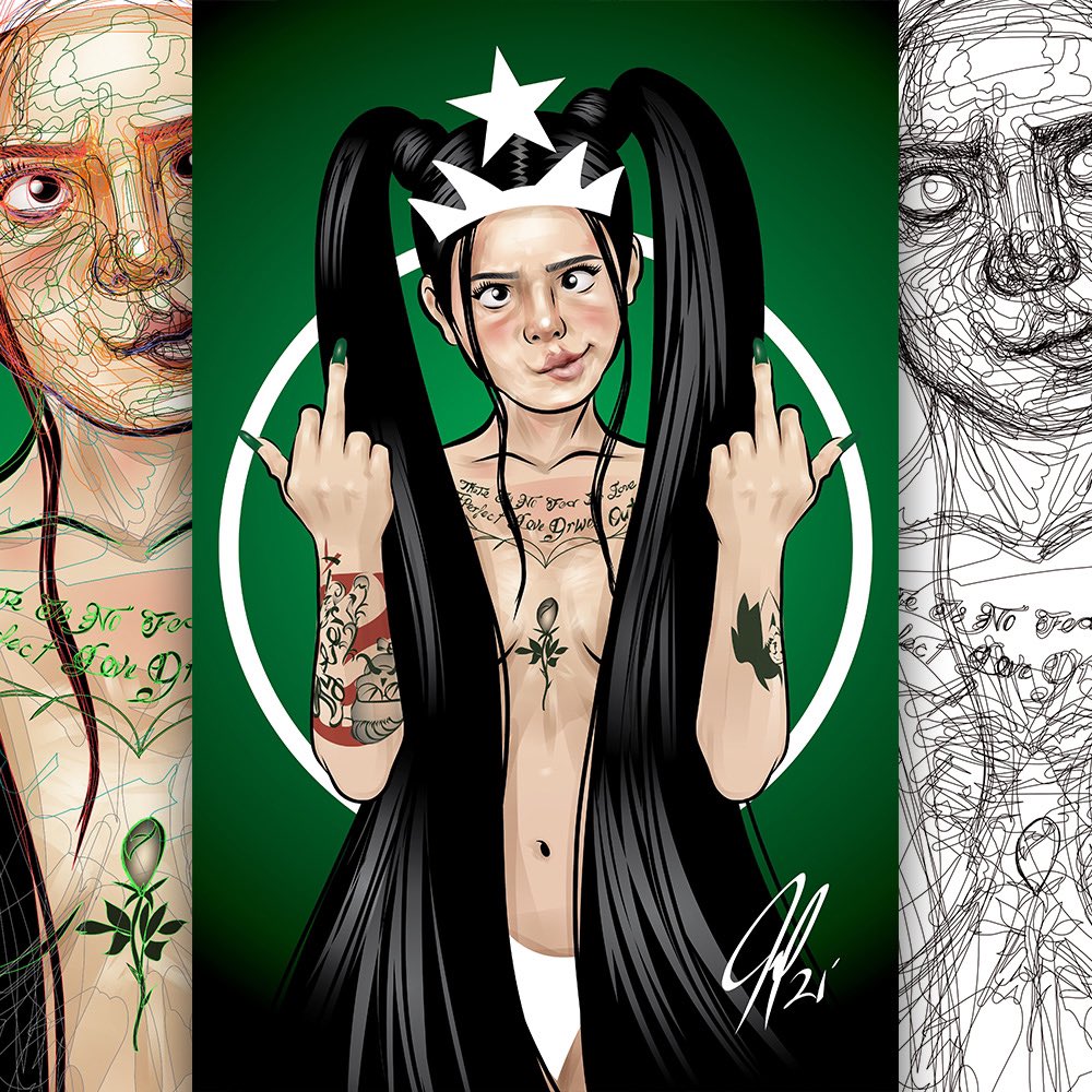 STARBITCH COFFEE
<a href="/bellapoarch/">Bella Poarch</a> 
Sketched in Adobe Fresco, Drawn in Illustrator on the iPad Pro.
#starbitch #starbitchcoffee
#bellapoarch #bellapoarchartwork #adobefresco 
#adobeillustrator #adobeillustratoronipad
#illustratoronipad #illustratoronipadpro  #havefun #justsketch