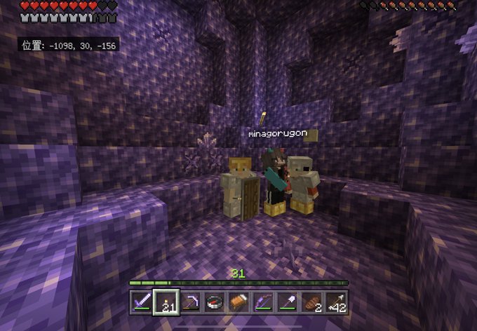 今日のマイクラ部のtwitterイラスト検索結果