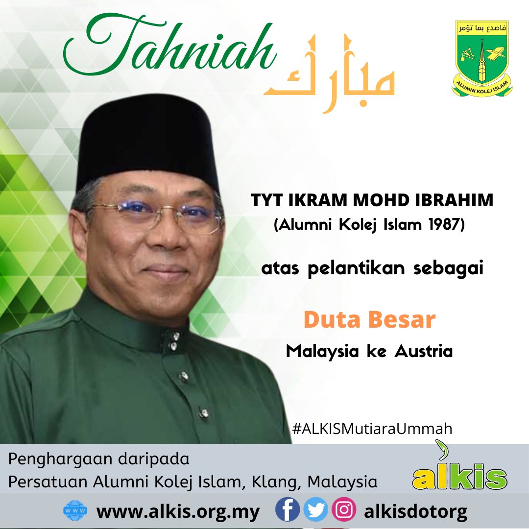 alkisdotorg's tweet photo. Tahniah @IkramIbrahimMY

#AlkisMutiaraUmmah https://t.co/VvNfm5ti3R