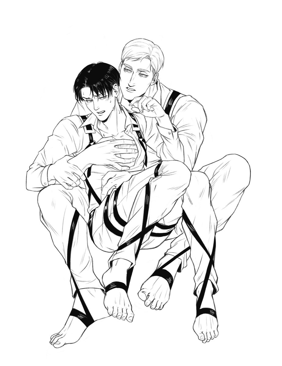 Well, I'm a little bit horny😂 Don't judge me
#eruri #エルリ 