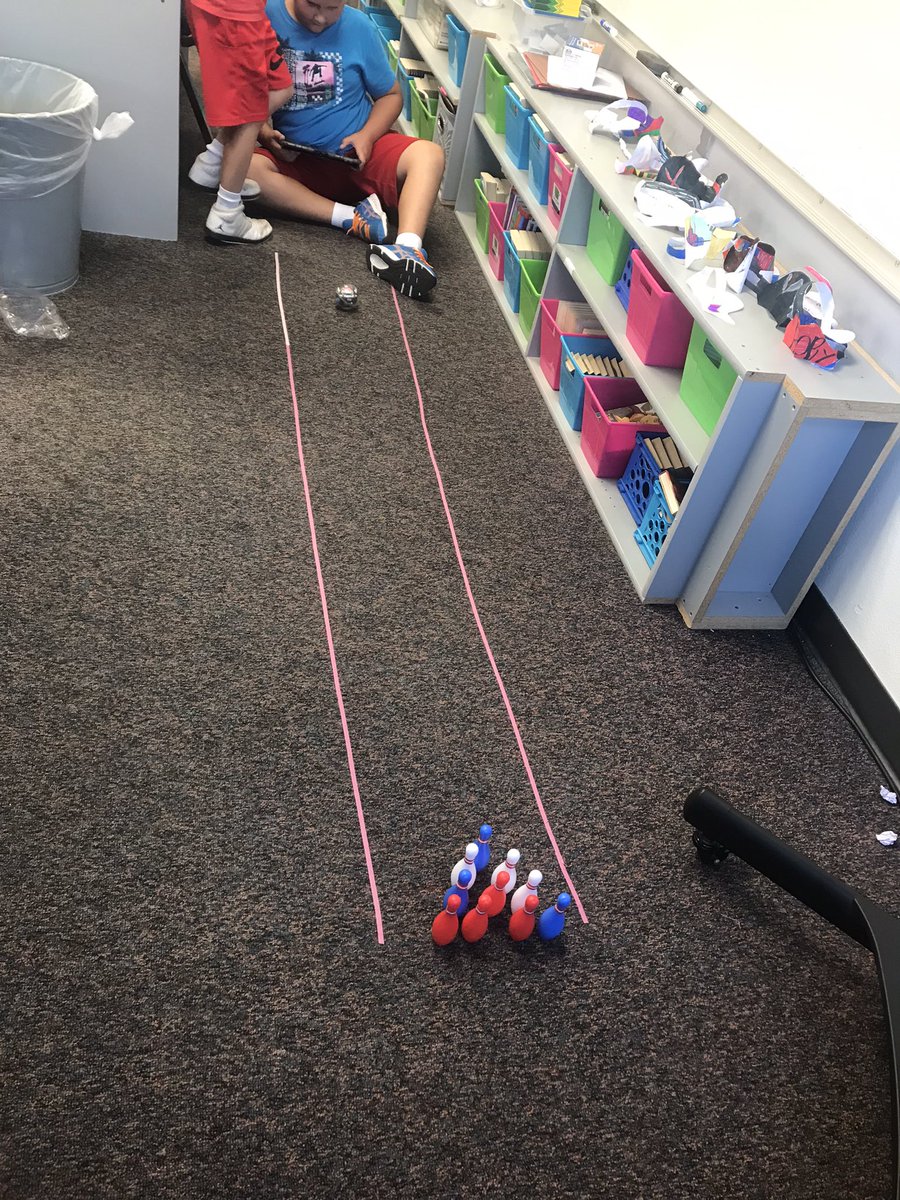 Final project this week at WR summer school was bowling with @Sphero #WRWizards #bpsne