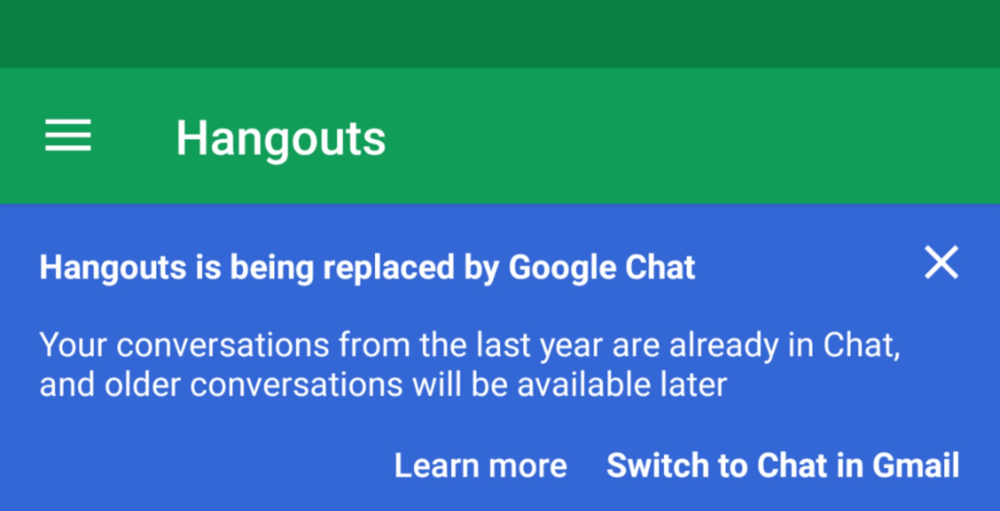 Gmail chat late