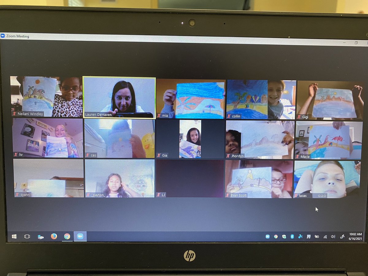 Yesterday was our last day on Zoom for the school year 🥳 We celebrated with a scavenger hunt (one of our favorites!) and a guided drawing of a beach scene to get us ready for summer ☀️😎  <a href="/ParksideES/">Parkside Elementary</a>