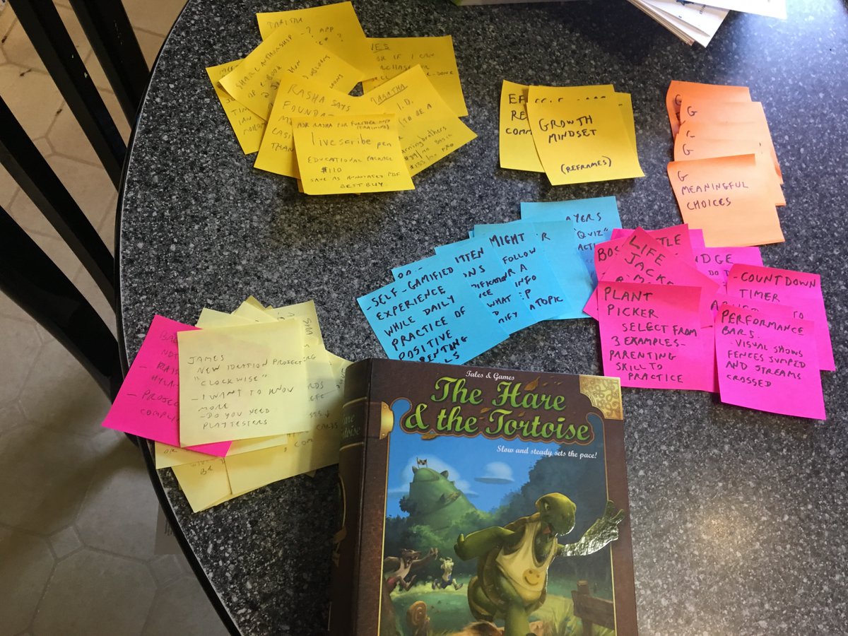 Day 4 of <a href="/sententiagames/">SententiaGames</a> Master Craftsman course. I am surprised and delighted to see how my gamification is developing! I see why <a href="/monicacornetti/">Monica Cornetti #gamification #gamebasedlearning</a> wants us to do paper prototyping. #gamification #parenting #LV3certification