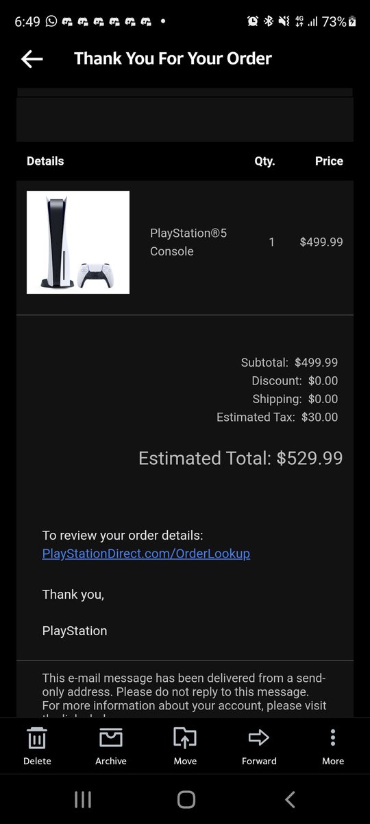 ScottBailey61's tweet photo. @jakerandall   thanks for all the  Notifications and Tweet finally  Secure the bag at playstation direct https://t.co/snqj9V5Edg