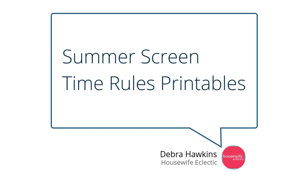 Get the free printables to post where your kids can see them below.

Read the full article: Summer Screen Time Rules Printables
▸ lttr.ai/iBmB

#Screentime #Printable