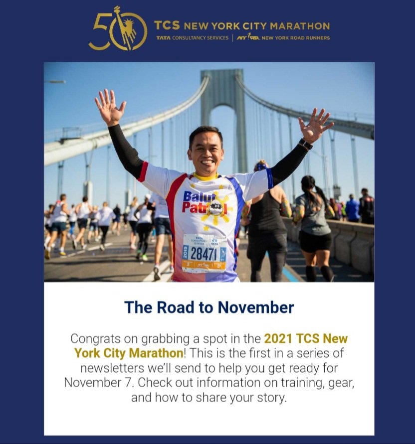 I'm IN for the 50th running of the @nycmarathon! This will be officially NYC Marathon #14 for me(I ran the virtual last year, so this is technically #15, but #14 on the official course)! THANK YOU @tcs_na for giving me the opportunity to run this year through their photo contest!