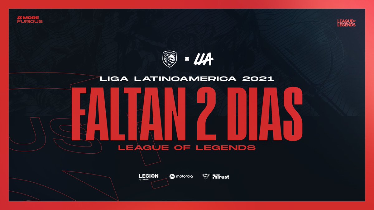 FuriousGamingLA's tweet photo. Cada vez menos... 

¡Faltan 2 días para dar inicio a la clausura de la @LLA!  💪💀

#LegionFuriosa💻 
#ReadyForGaming📱 
#TrustGaming🖱️ https://t.co/Nw3DqueAdA