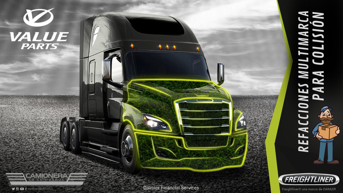 CACHISA1's tweet image. En caso de algún imprevisto, Value Parts cuenta con una línea de colisión integral, oportuna y de calidad. 
Consulta especificaciones en cachisa.com
#valueparts #freightliner #camioneradechihuahua #daimler #cachisa