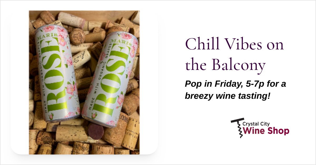 Chill Vibes on the Balcony 😎 - [Campaign URL] - A breezy lineup - dets inside!

#wine #winetasting #cannedwine #fieldblend #cinsault #verdejo  #naturalwine #sustainable #crystalcitywine #neighborhood 

@ChateauMaris #wellcraftedbeverage #sonderwines @BodegaReina @nattevalleij