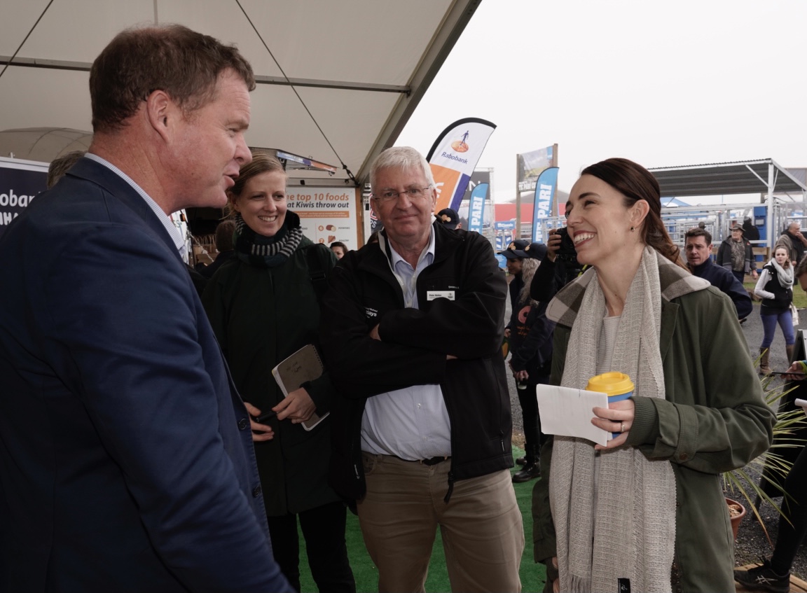 Today, Rabobank New Zealand CEO Todd Charteris welcomed Prime Minister Jacinda Ardern to the Rabobank marquee for the release of the Rabobank-KiwiHarvest Food Waste Survey at Fieldays®. #Rabobank #Fieldays #Sustainability