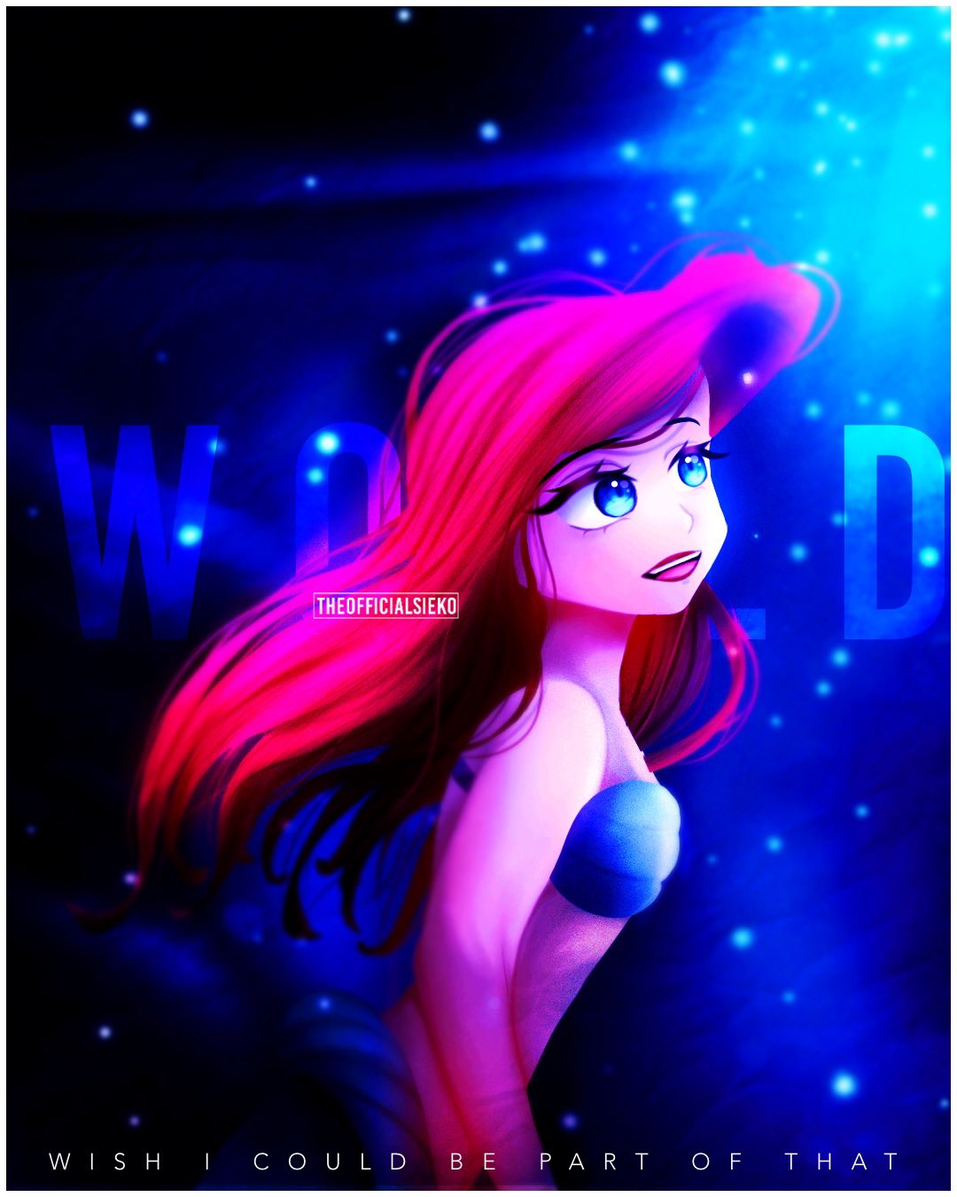 Sieko Wish I Could Be Part Of That World Digitalart Smallartist Artistontwitter Ariel Disney Disneyplus Disneyprincesses Thelittlemermaid Illustration Animeart T Co Kpazrslr8a Twitter