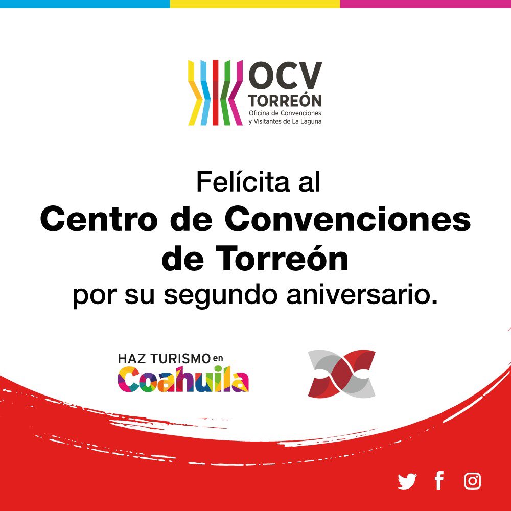 OCVTorreon's tweet image. Por sus dos años, la recepción de más de 60 mil visitantes y su continua preparación para  seguir realizando eventos de manera responsable. Siendo un recinto con gran capacidad e infraestructura de primer nivel.

¡Enhorabuena! 

@CCTorreon