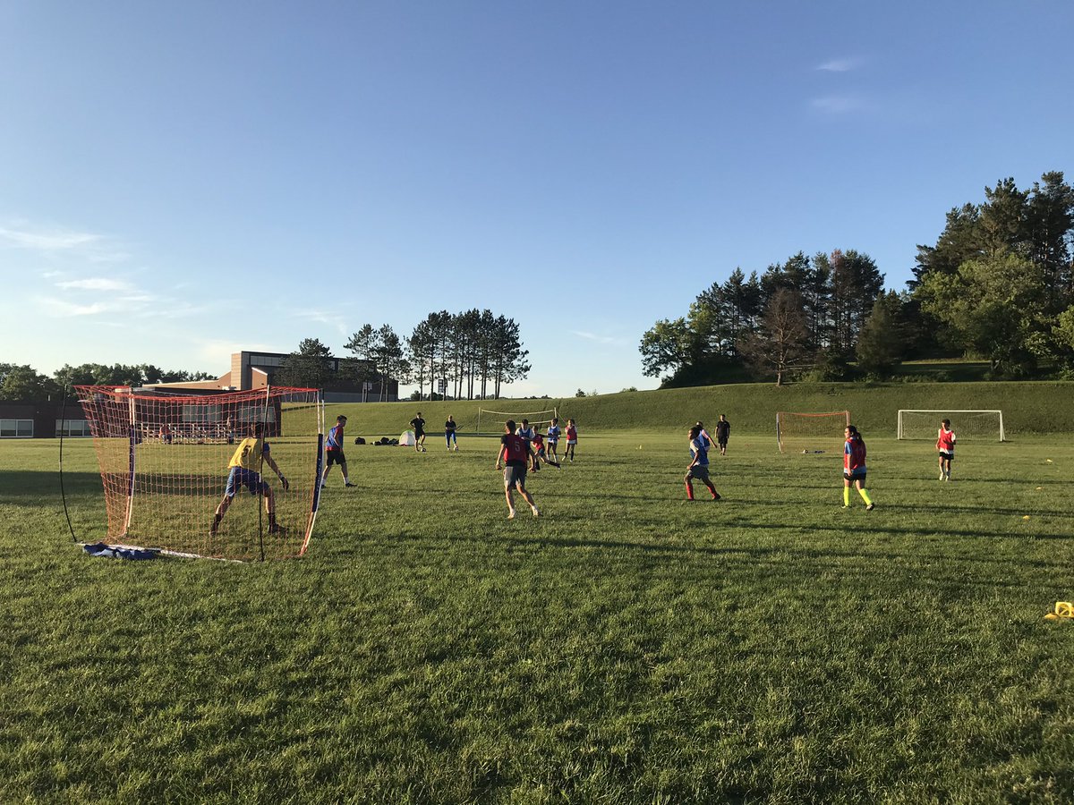 MohawkVWarriors's tweet photo. Summer soccer started tonight. 
#WarriorsComeOutToPlay https://t.co/iq6idwvn1M