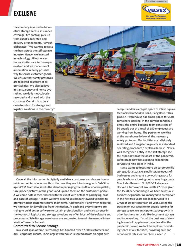 SafeStorage_In's tweet image. We wanted to raise the bars across the self-storage industry. We aim to be a one-stop-shop for storage and logistic solutions in the country. This largest #warehouse is spread across an eight-acre campus and has carpet space of 2 lakh square feet. 

#Hyderabad #storageprotection